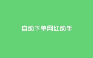 自助下单网红助手,qq空间评论业务 - 云小店24小时自助下单 - 闲鱼助力成功图片