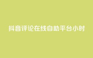 抖音评论在线自助平台24小时,自助下单平台 - 快手粉丝快速涨粉平台 - 发卡网秒到