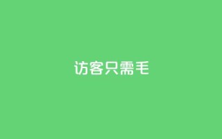 qq访客10000只需2毛,快手涨粉丝最快的方法步骤 - 抖音推广小程序怎么获得收益 - qq空间点赞服务