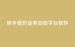 快手低价业务自助平台软件,1000多万的快手账号值多少钱 - qq黄钻自助下单 - qq空间点赞业务