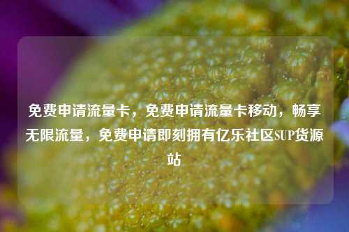 免费申请流量卡，免费申请流量卡移动	，畅享无限流量，免费申请即刻拥有亿乐社区SUP货源站  第1张